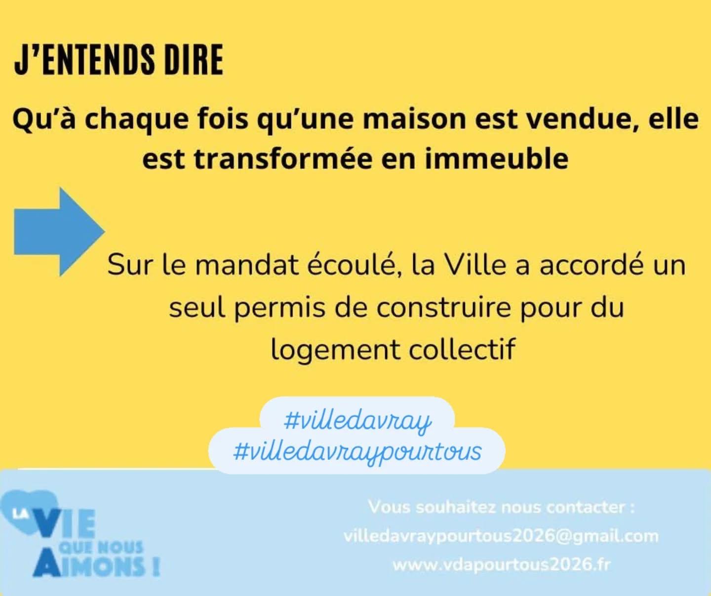 Brève de campagne Ville d'Avray pour tous maire aline de marcillac